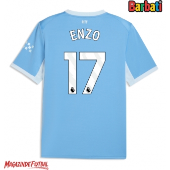 Manchester City Enzo Fernandez #17 Tricou Fotbal Replică 2026-27 Barbati Acasa